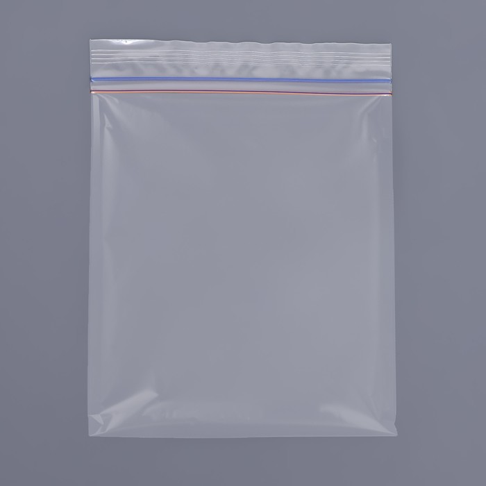 

Пакет zip lock с двойным замком, "ЭКСТРА", 15x20 см, 50 мкм (100 шт.), Прозрачный