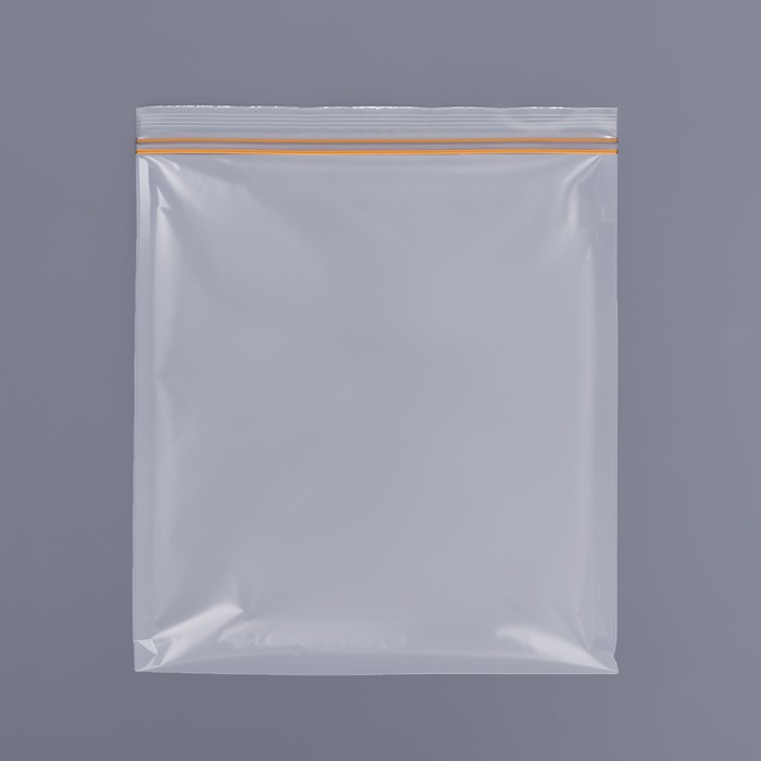 

Пакет zip lock с двойным замком, "ЭКСТРА", 25x30 см, 50 мкм (100 шт.), Прозрачный