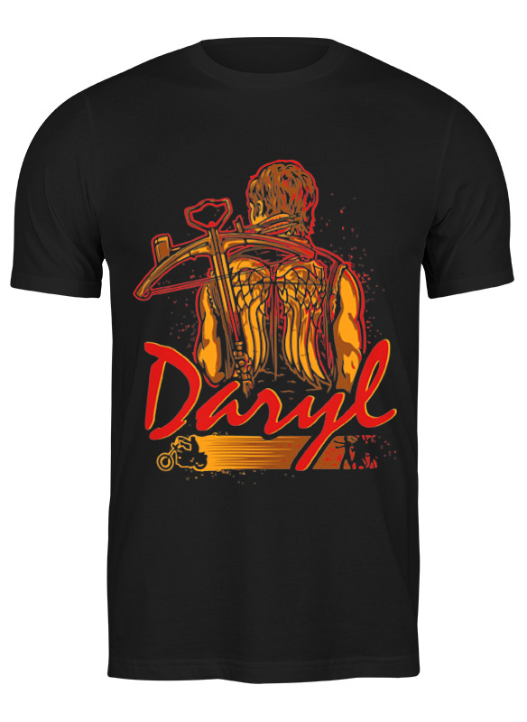 

Футболка женская Printio Daryl (the walking dead) черная XL, Черный, Daryl (the walking dead)