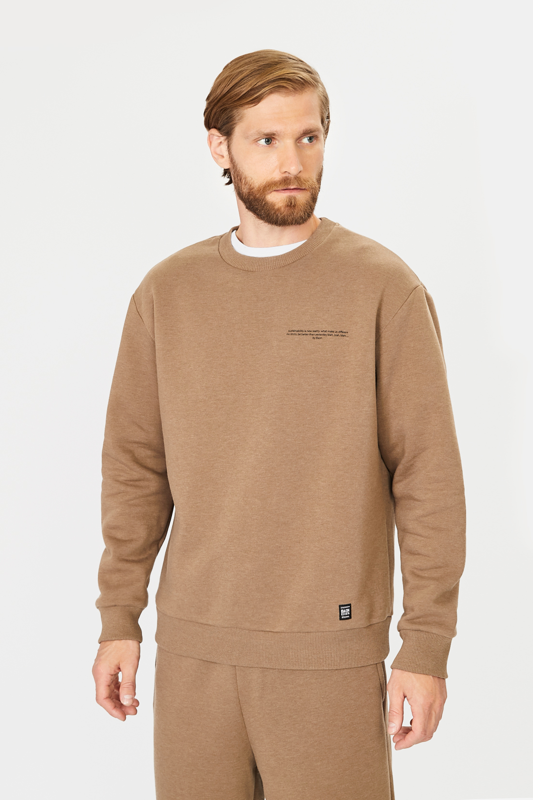 

Свитшот мужской Baon B611517 коричневый L, B611517