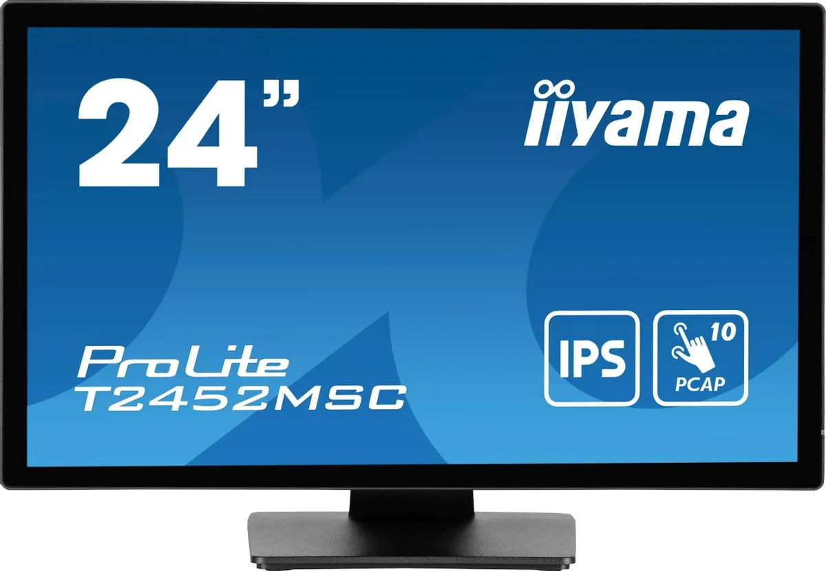 

23.8" Монитор iiyama ProLite T2452MSC-B1 черный 60Hz 1920x1080 IPS, ProLite T2452MSC-B1
