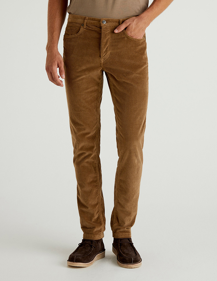 

Брюки мужские United Colors of Benetton 21A_4ALR57BX8 коричневые 48 RU, 21A_4ALR57BX8