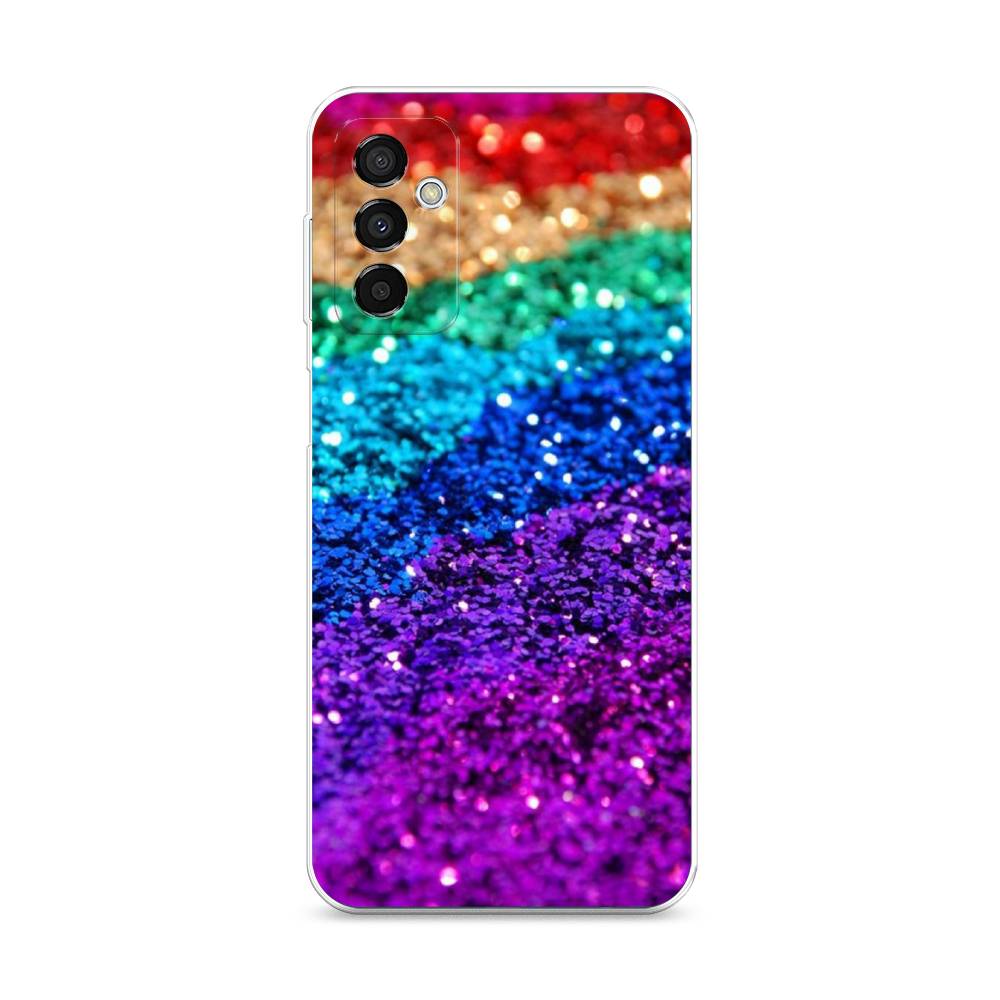 

Чехол Awog на Samsung Galaxy M23 5G / Самсунг M23 5G "Блестящая радуга рисунок", Разноцветный, 2105550-3