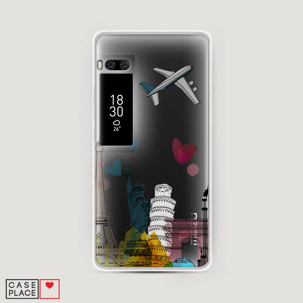 

Чехол Awog на Meizu Pro 7 "Самолет путешествий", Желтый, 71850-10