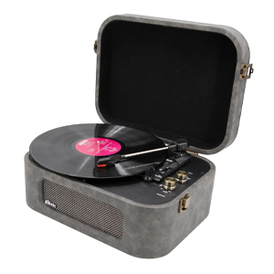 Виниловый проигрыватель Ritmix Bluetooth тёмно серый LP-190B Dark Grey