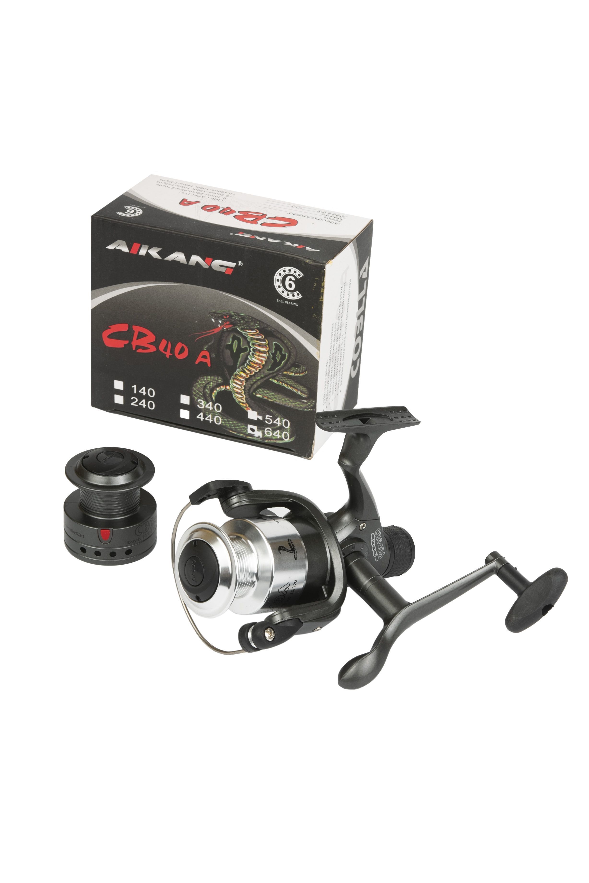

Катушка Aikang Cobra CB40A металл 640, Серый, Cobra-CB40A
