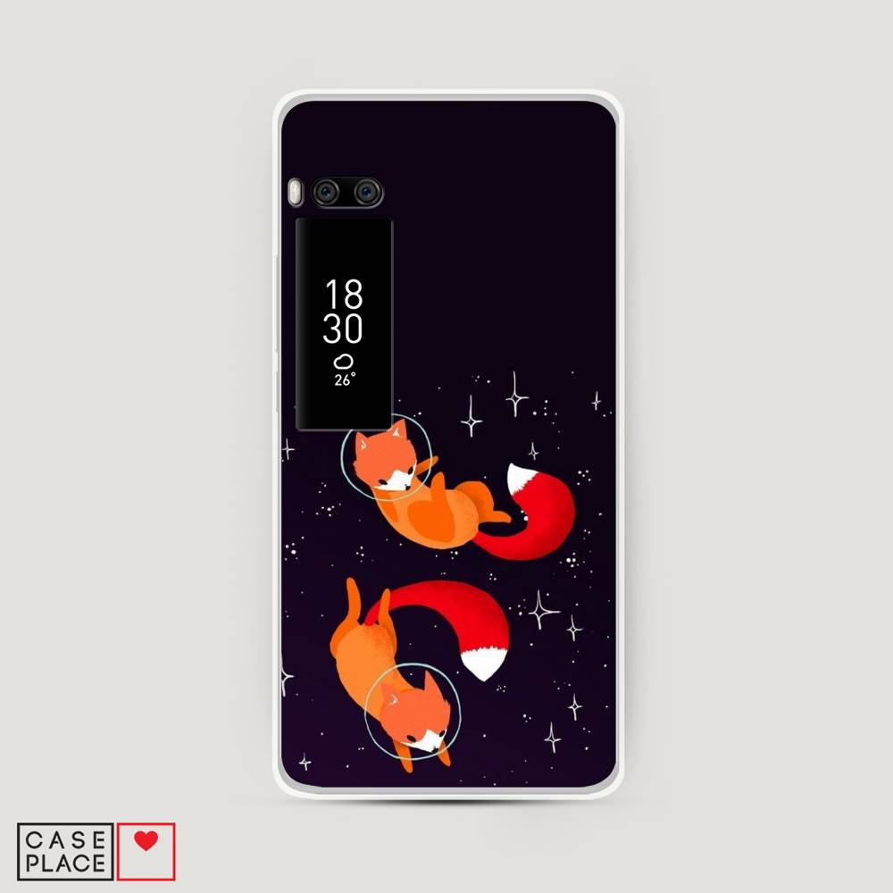 

Чехол Awog на Meizu Pro 7 "Лисы космонавты", Оранжевый, 71850-4
