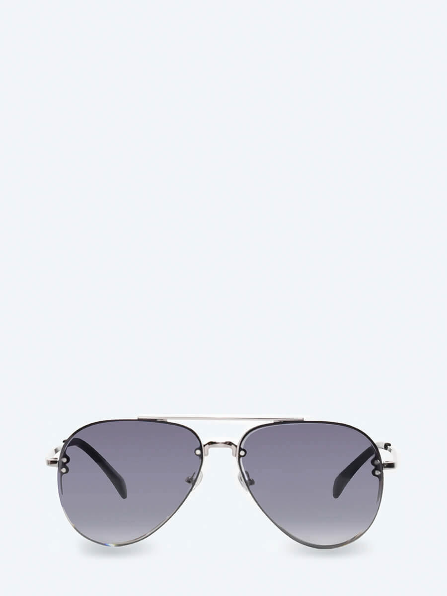 Солнезащитные очки унисекс Vitacci EV24085-2 серебряные