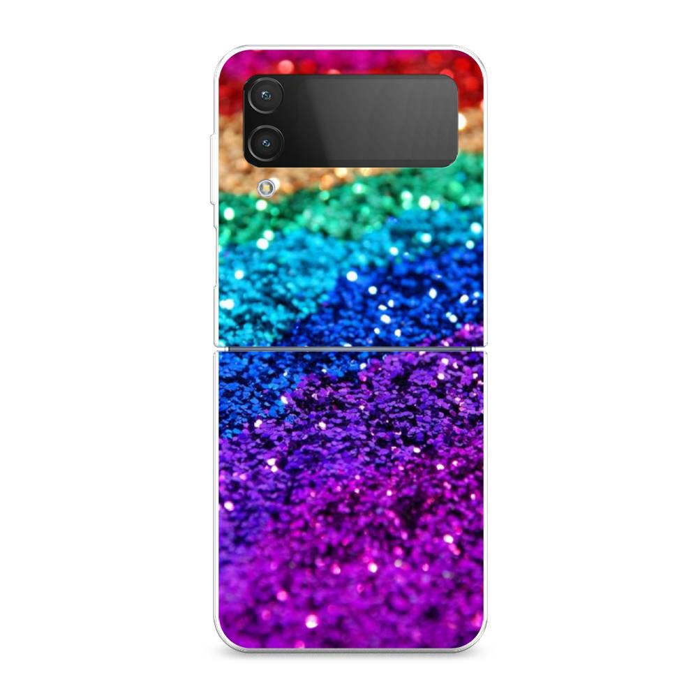 

Чехол Awog на Samsung Galaxy Z Flip 4 / Самсунг Z Flip 4 "Блестящая радуга рисунок", Разноцветный, 2106650-3