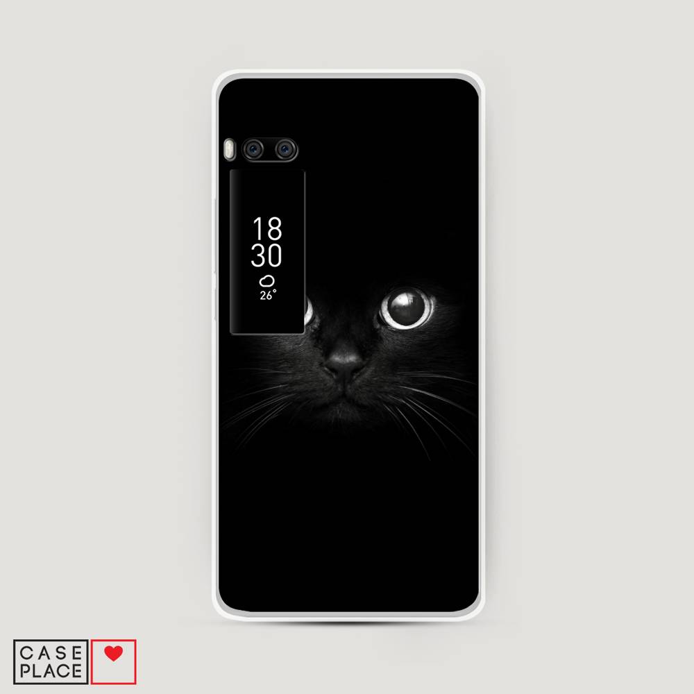 

Чехол Awog на Meizu Pro 7 "Взгляд черной кошки", Черный, 71850-1
