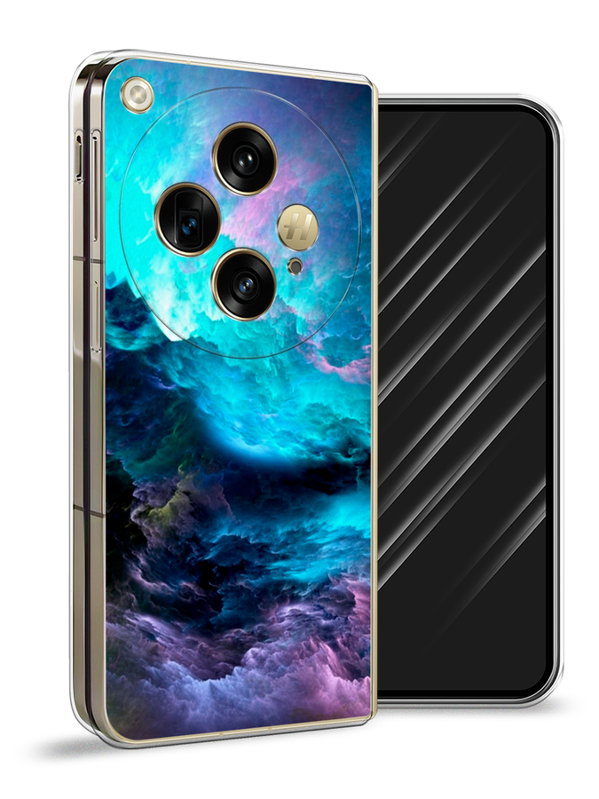 

Чехол Awog на OnePlus Open "Бирюзовое небо", Бирюзовый;фиолетовый;черный, 154350-1