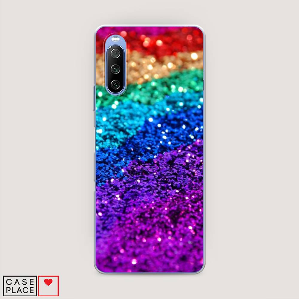 

Чехол Awog на Sony Xperia 10 III "Блестящая радуга рисунок", 54950-3