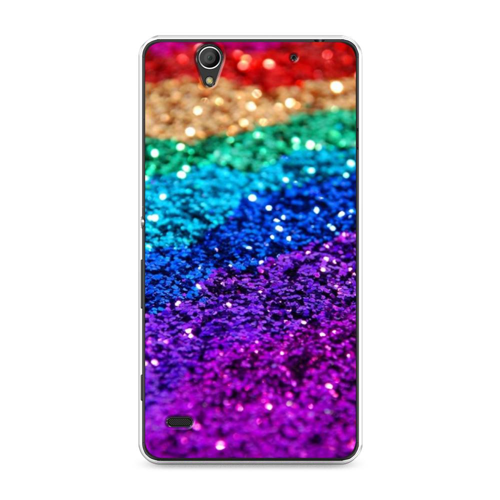 

Чехол Awog на Sony Xperia C4 "Блестящая радуга рисунок", 52650-3