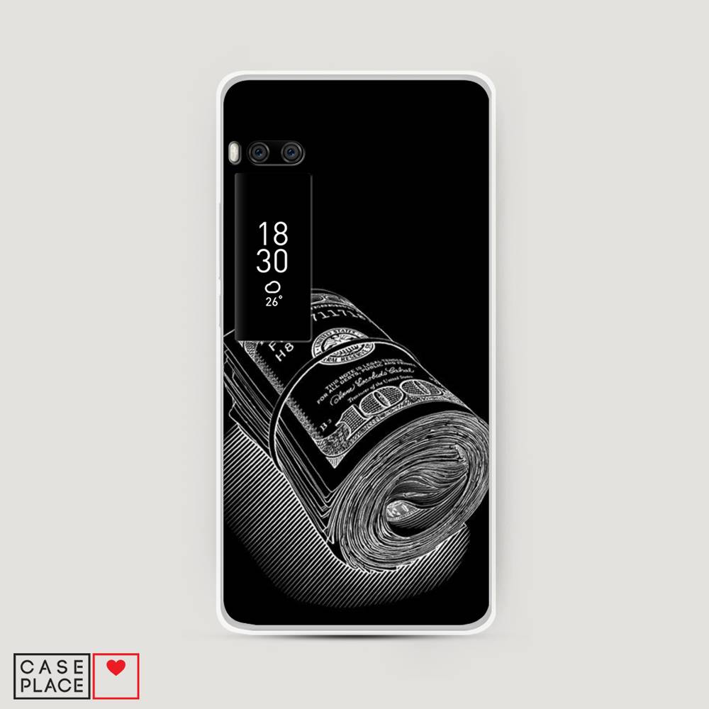 

Чехол Awog на Meizu Pro 7 "Кубышка денег", Черный;серебристый, 71850-5