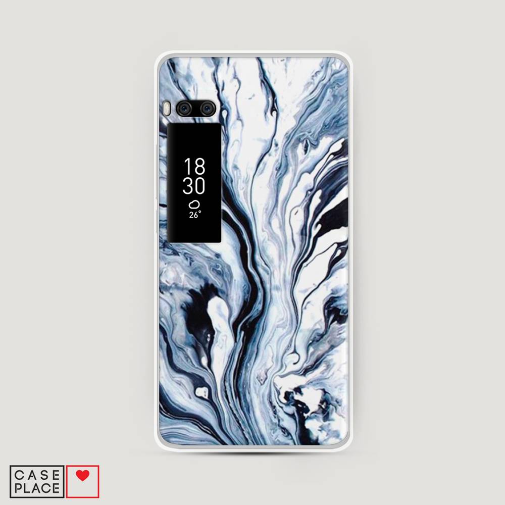 

Чехол Awog на Meizu Pro 7 "Голубой минерал мрамор", 71850-3
