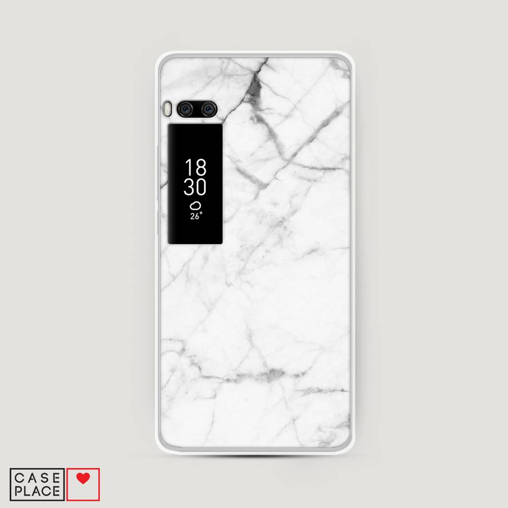 

Чехол Awog на Meizu Pro 7 "Светлый мрамор", Серый, 71850-3