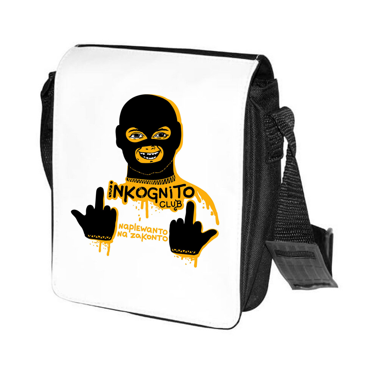 

Сумка унисекс CoolPodarok CN0151267 черно-белый, Черный;белый, CN0151267