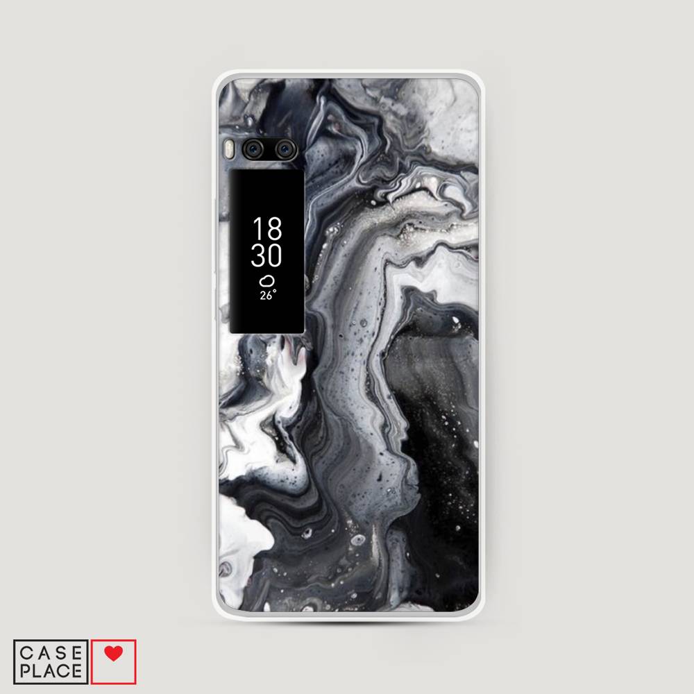 

Чехол Awog на Meizu Pro 7 "Бело-черные сложные полосы", Серый;серебристый;белый, 71850-3