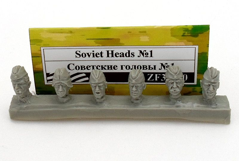 

Модель для сборки Zebrano Советские головы номер 1 ZF35010 1/35
