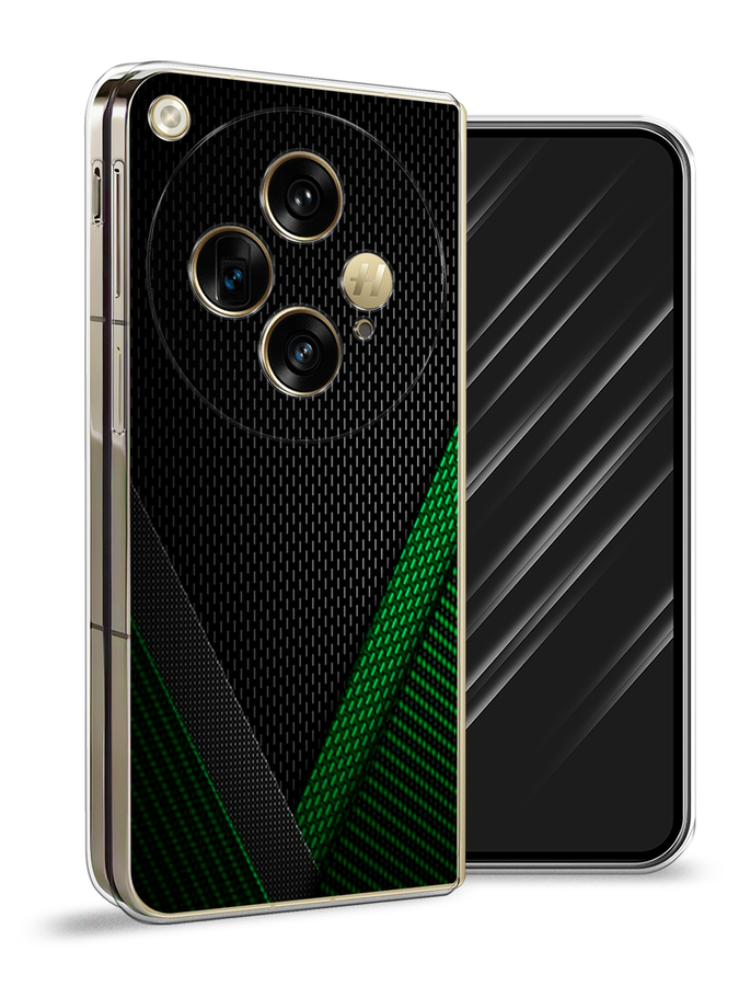 

Чехол Awog на OnePlus Open "Зеленый карбон", Черный;зеленый, 154350-1