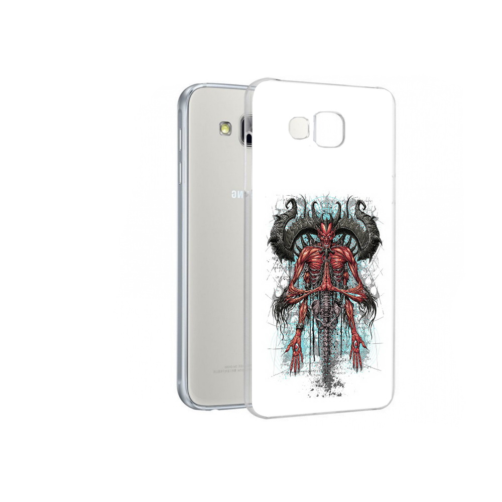 

Чехол MyPads Tocco для Samsung Galaxy A7 дьявол, Прозрачный, Tocco