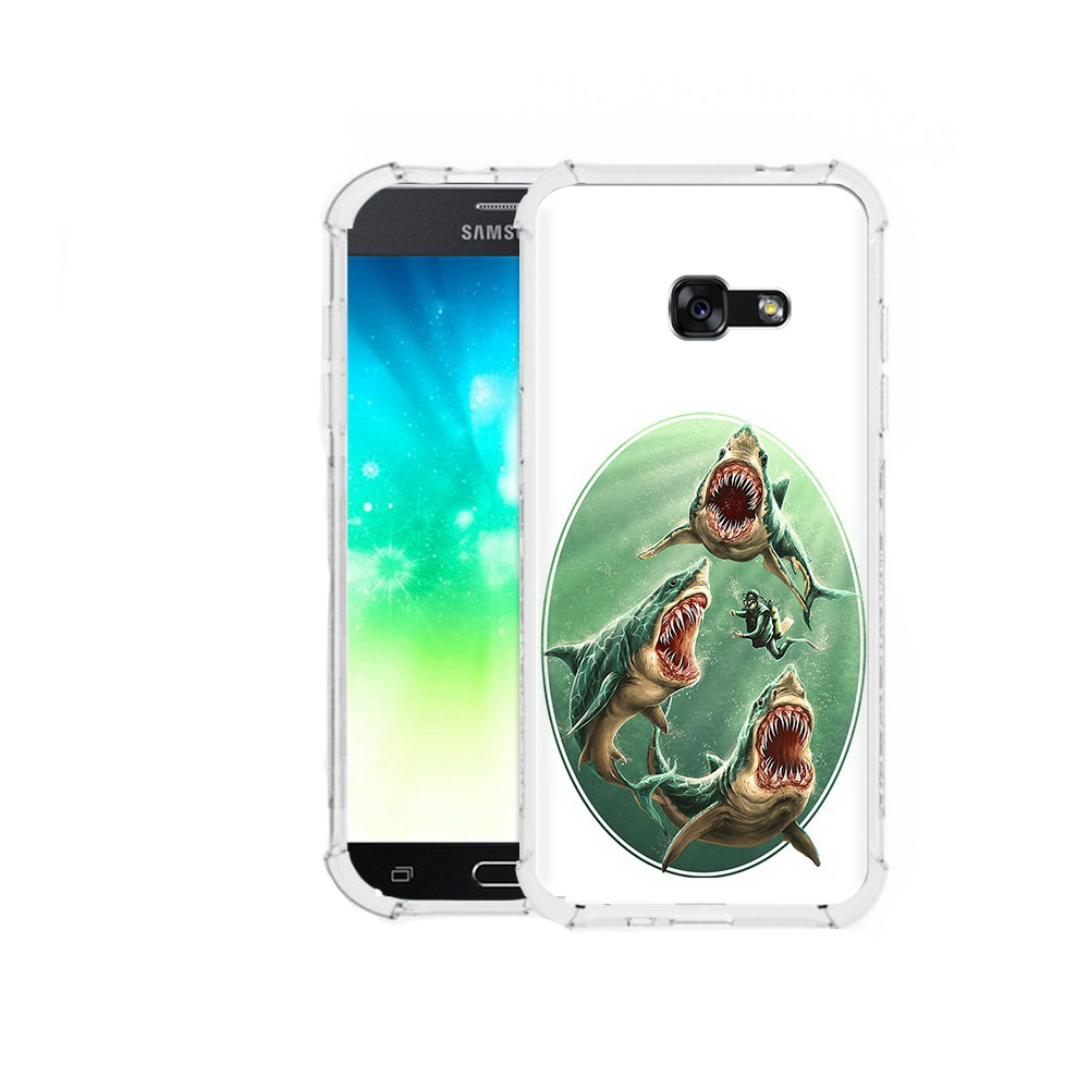 

Чехол MyPads Tocco для Samsung Galaxy A3 (2016) синяя бездна, Прозрачный, Tocco