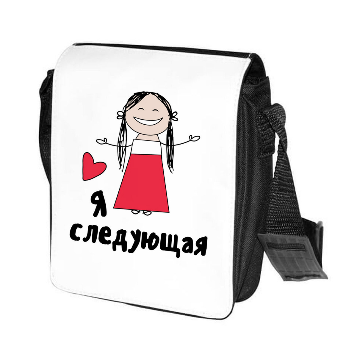 

Сумка женская CoolPodarok CN0151714 черно-белый, Черный;белый, CN0151714