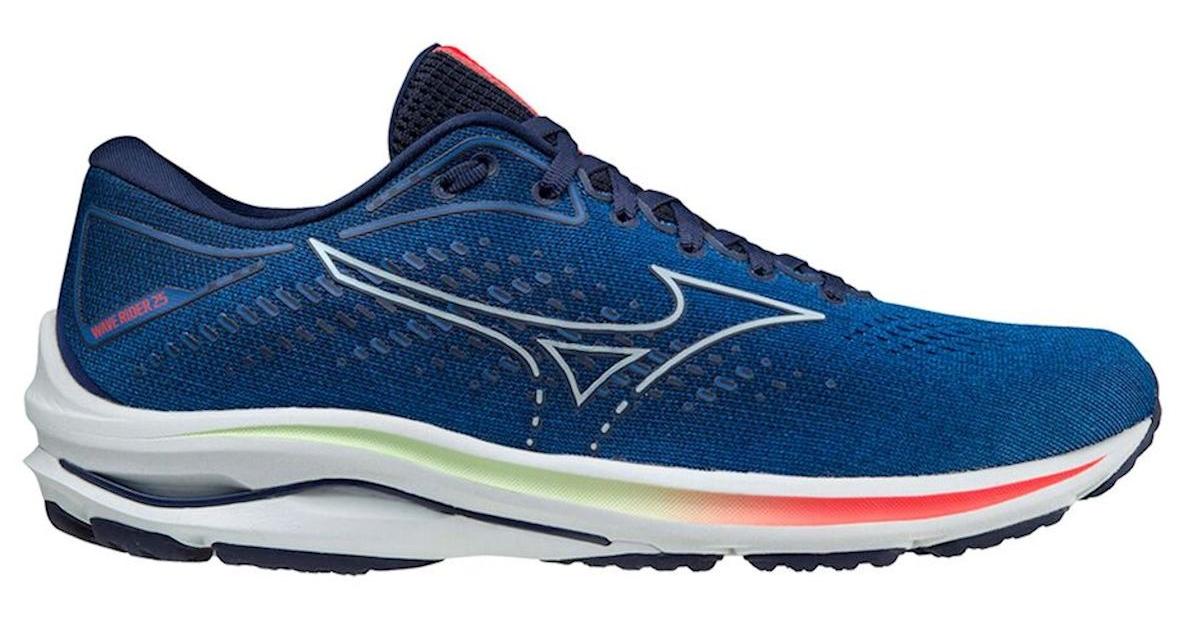 фото Кроссовки мужские mizuno wave rider 25 синие 11 uk