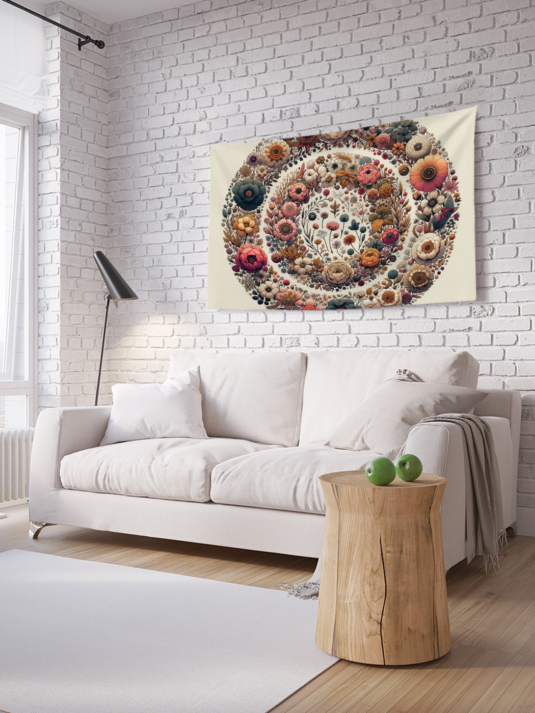 

Фотопанно JoyArty Круговые цветы 150х200, tpg_sd1440_150x200