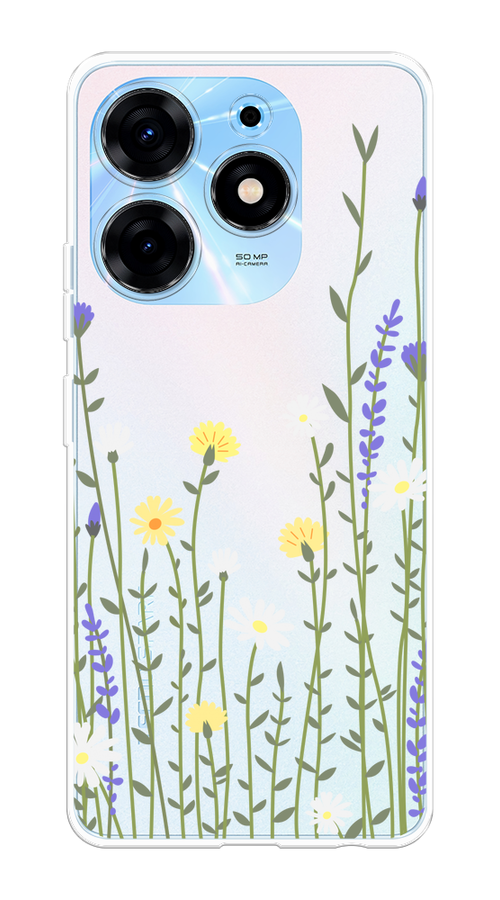 

Чехол Homey на Tecno Spark 10 Pro "Ромашка и лаванда", Зеленый;желтый;прозрачный, 303750-1