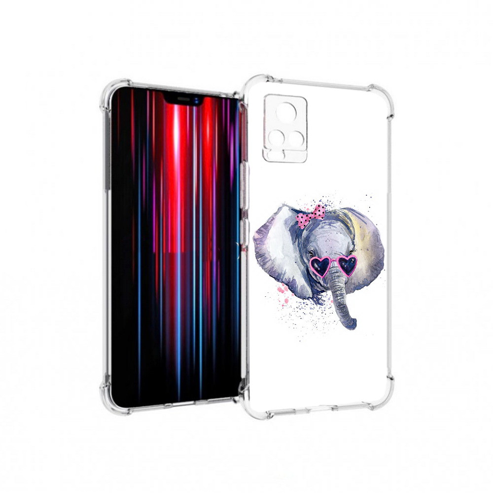 

Чехол MyPads Tocco для Vivo V20 PRO слоник в очках (PT226964.386.608), Прозрачный, Tocco