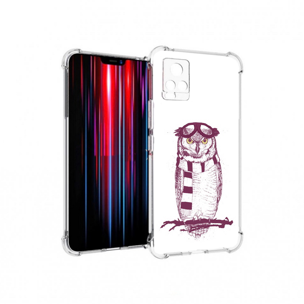 

Чехол MyPads Tocco для Vivo V20 PRO сова-летчик (PT226964.386.612), Прозрачный, Tocco