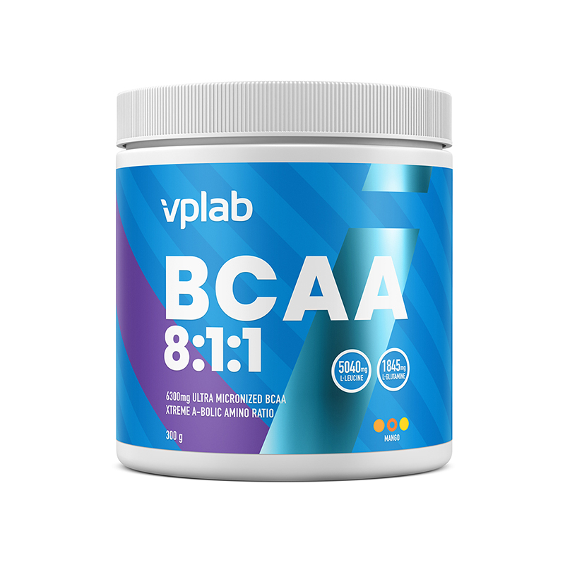 vplab BCAA 8:1:1, 300 г, вкус: манго