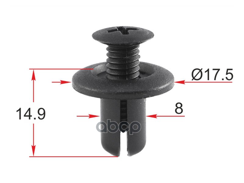 

Клипса крепежная HYUNDAI/KIA/MAZDA/FORD (10 штук) SAT stkr313