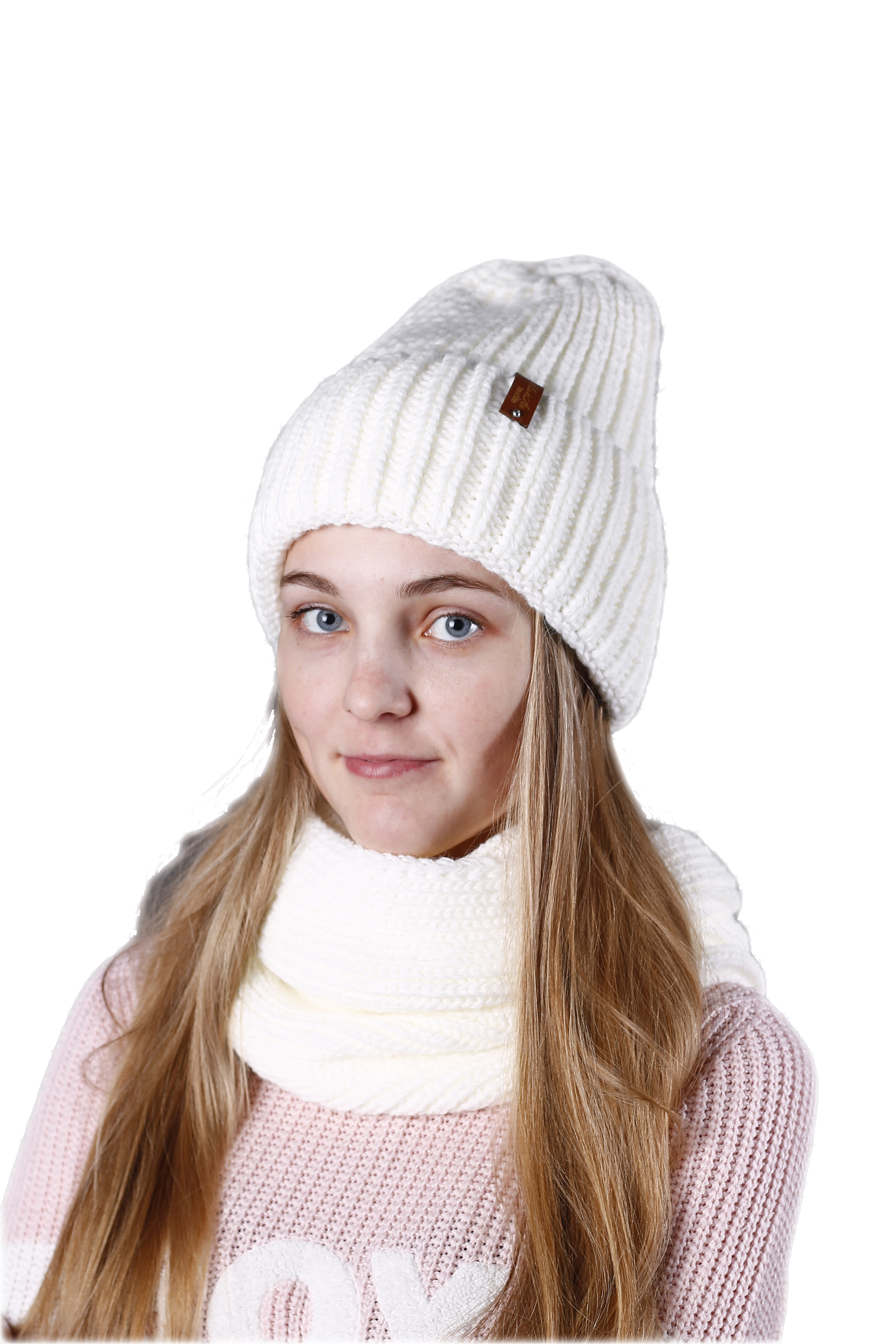 

Шапка бини женская Мил Ан Textile V-066 белая р, Белый, V-066