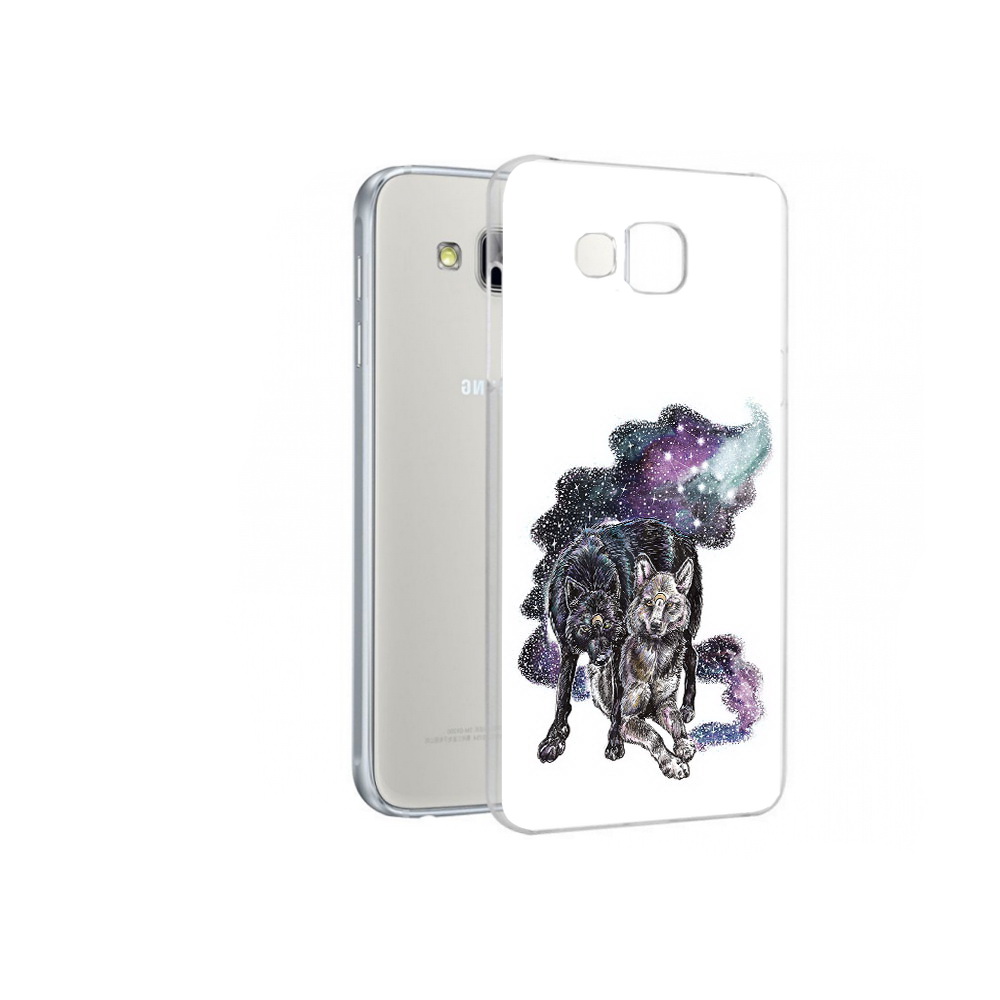 

Чехол MyPads Tocco для Samsung Galaxy A7 звездные волки, Прозрачный, Tocco