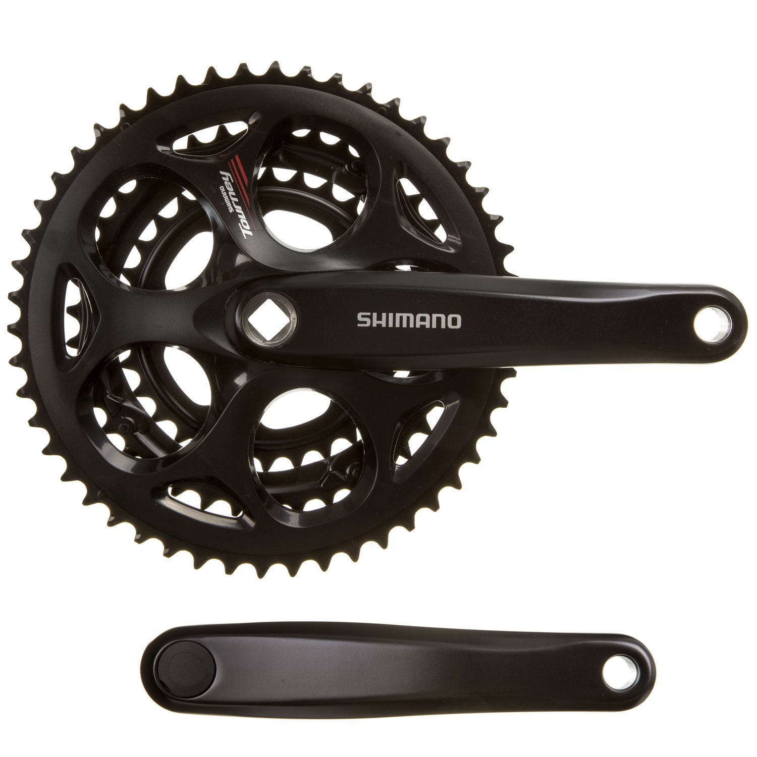 

Shimano FC-A073 for rear 7, 8-speed, 170 мм, 50х39x30T, fixing bolt, Черный, FC-A073