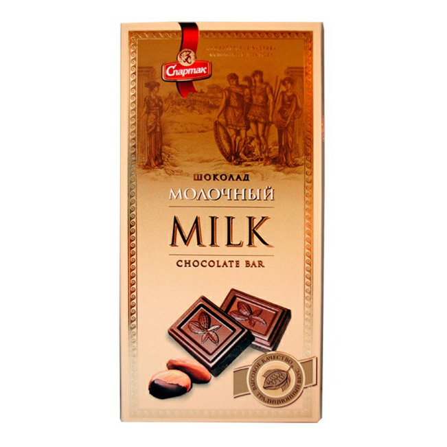 Шоколад Спартак Premium молочный 95 г