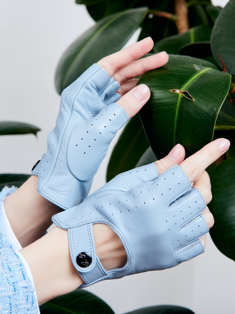 

Перчатки женские Labbra LB-1005 синие 6.5, Синий, LB-1005