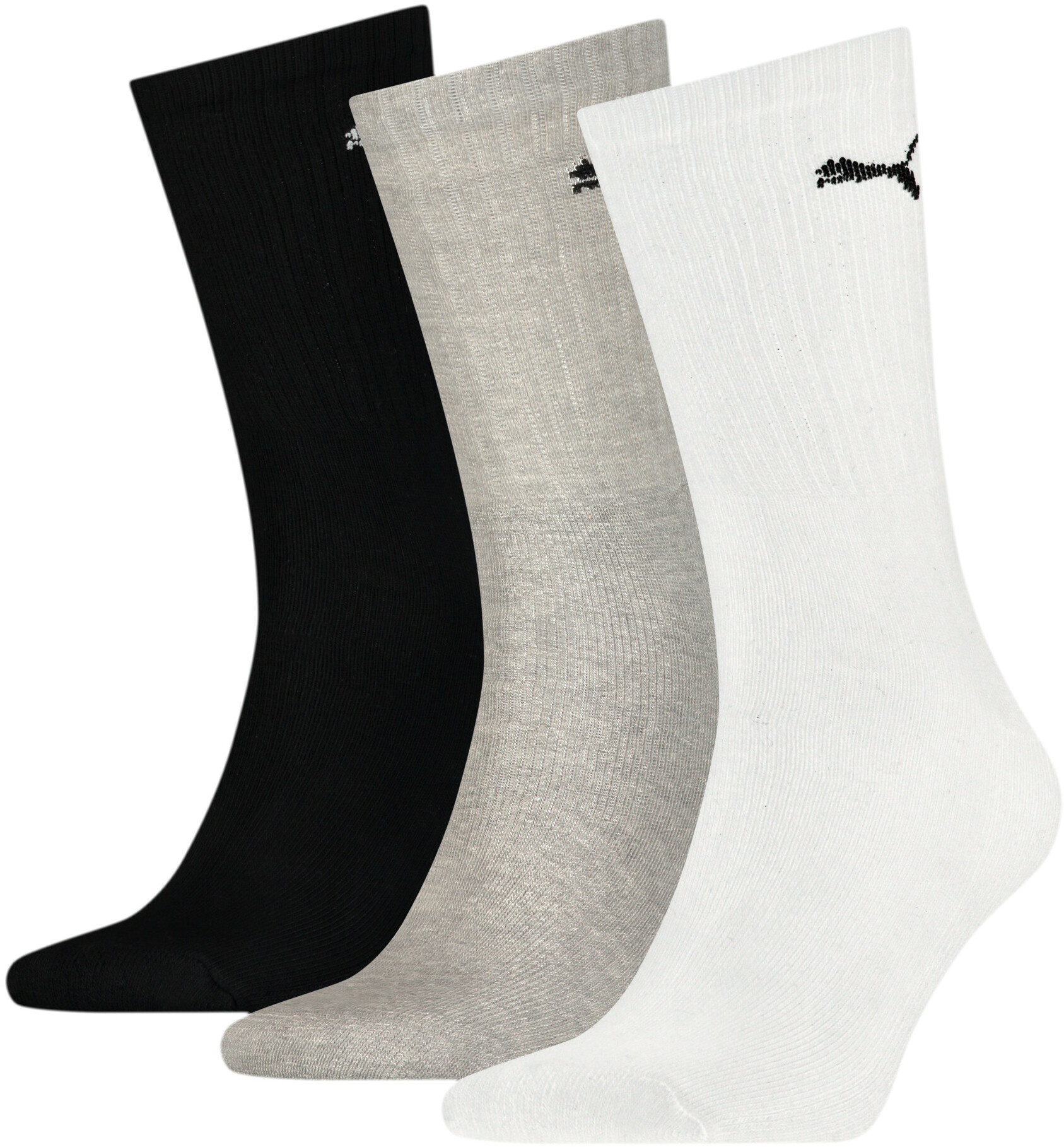 

Комплект носков унисекс PUMA Sport Crew Lightweight 3P разноцветных - 3 пары, Разноцветный, Sport Crew Lightweight 3P