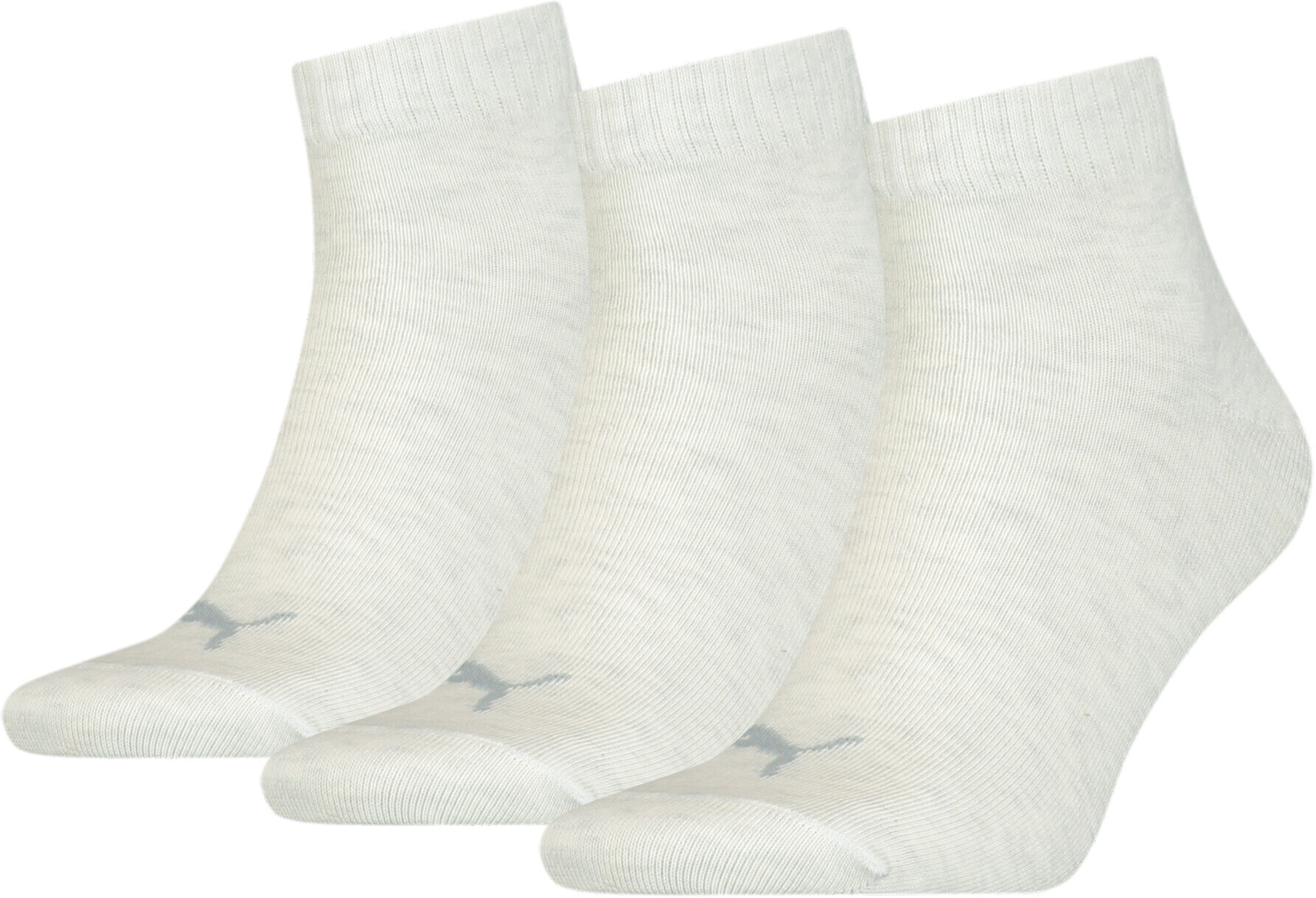 

Носки унисекс PUMA UNISEX QUARTER PLAIN 3P бежевые, Бежевый, UNISEX QUARTER PLAIN 3P