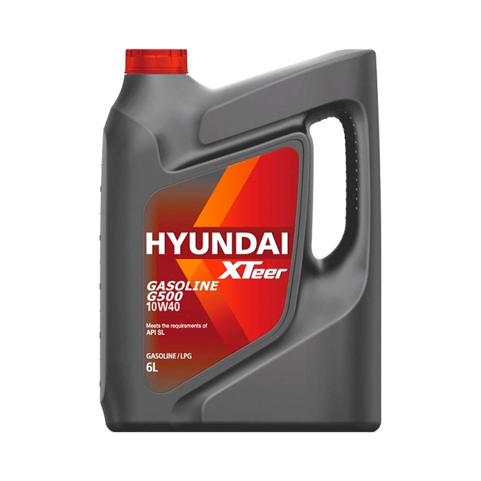 фото Моторное масло hyundai xteer gasoline g500 sl 10w40 6 л