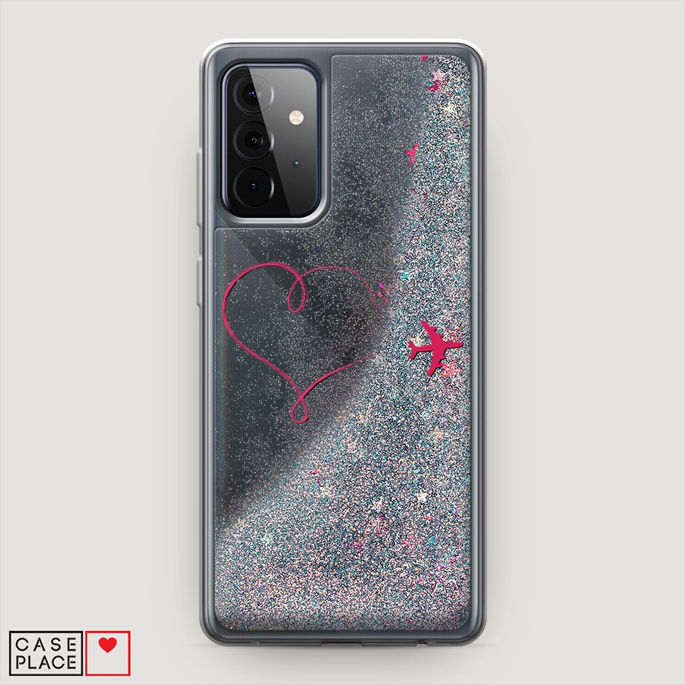 

Чехол Awog на Samsung Galaxy A72 / Самсунг A72 "Сердце и самолет", Разноцветный, 2101991-1
