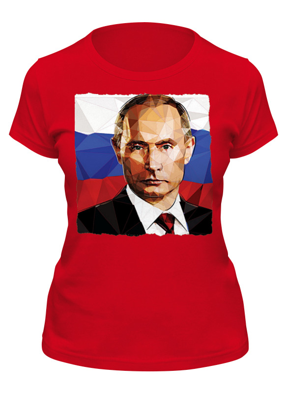 

Футболка женская Printio Putin красная XL, Красный, Putin