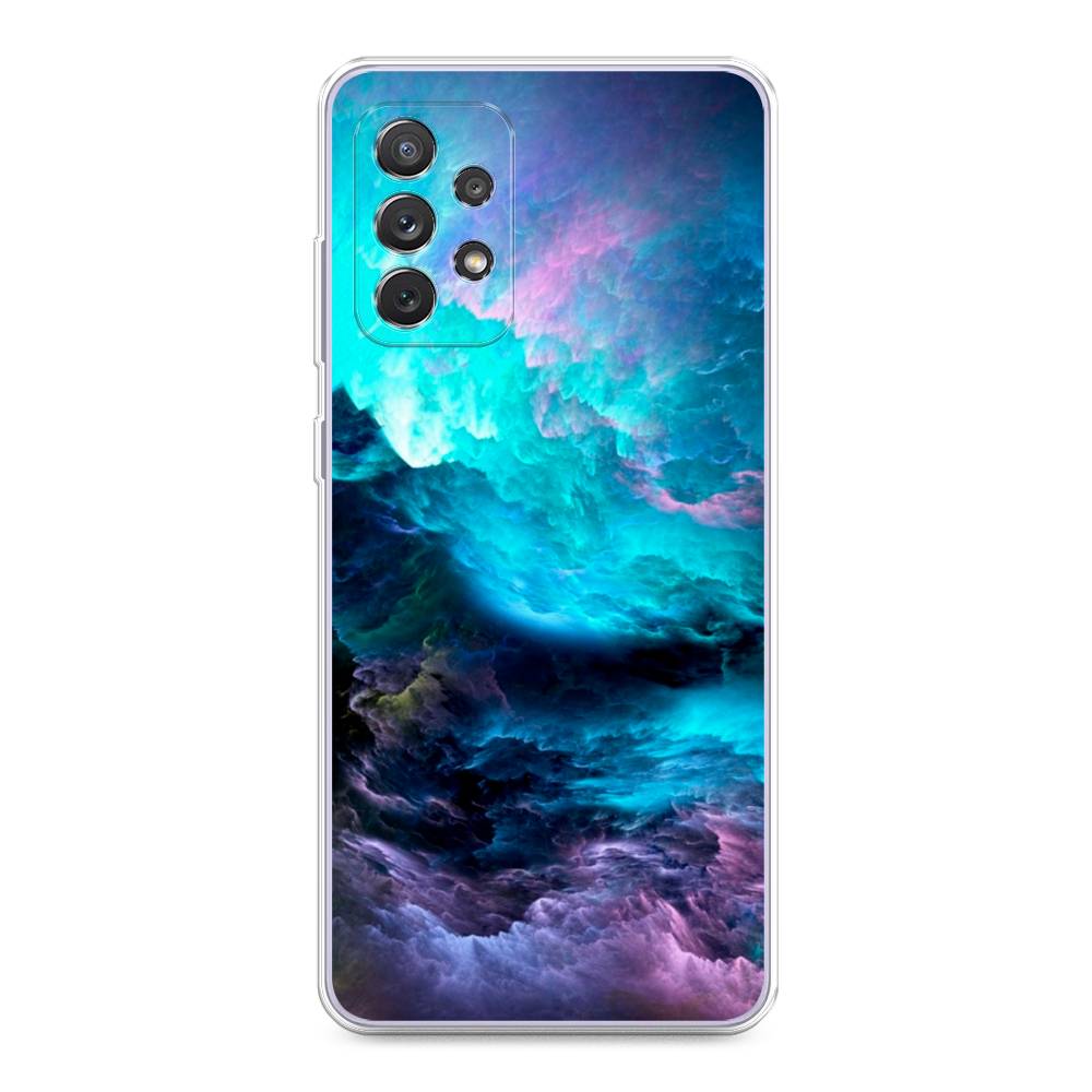 

Чехол Awog на Samsung Galaxy A73 / Самсунг A73 "Бирюзовое небо", Фиолетовый;черный, 2104650-4