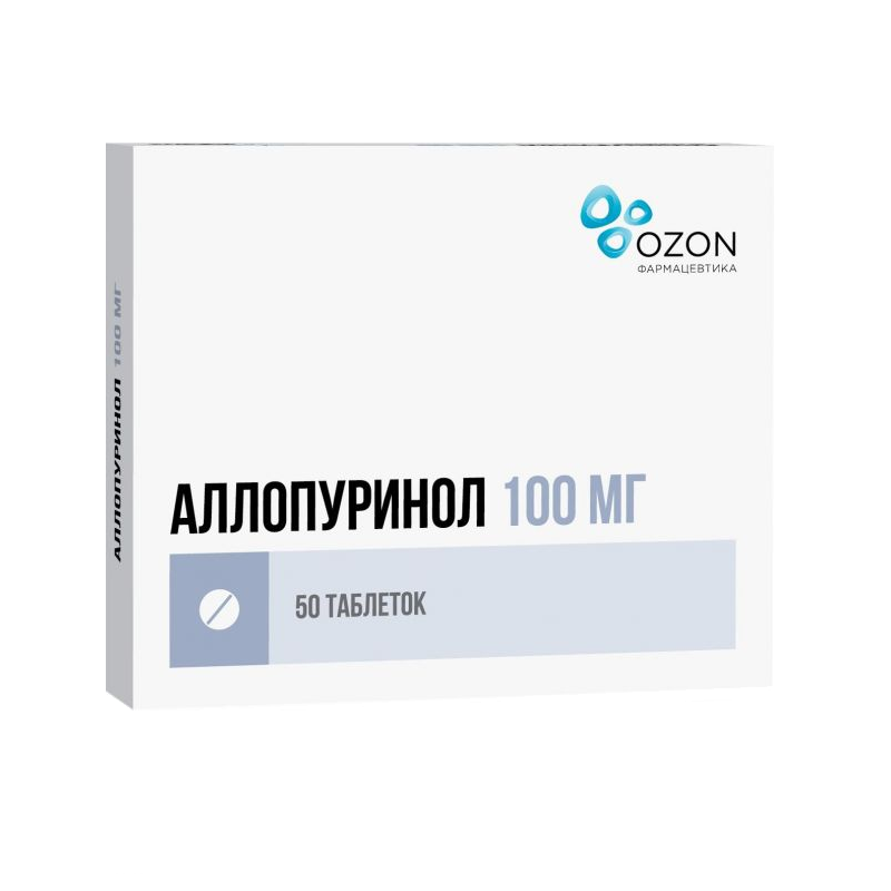 

Аллопуринол таб.100мг №50