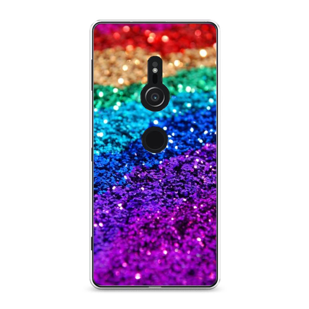 

Чехол Awog на Sony Xperia XZ2 "Блестящая радуга рисунок", 52850-3