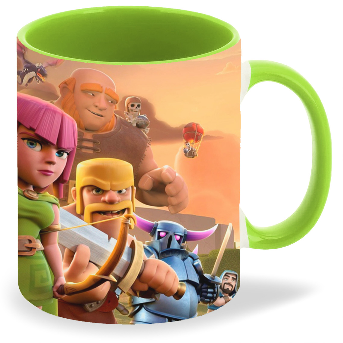 

Кружка CoolPodarok Клэш оф клэнс Clash of Clans (все смотрят в камеру), Клэш оф клэнс Clash of Clans (все смотрят в камеру)