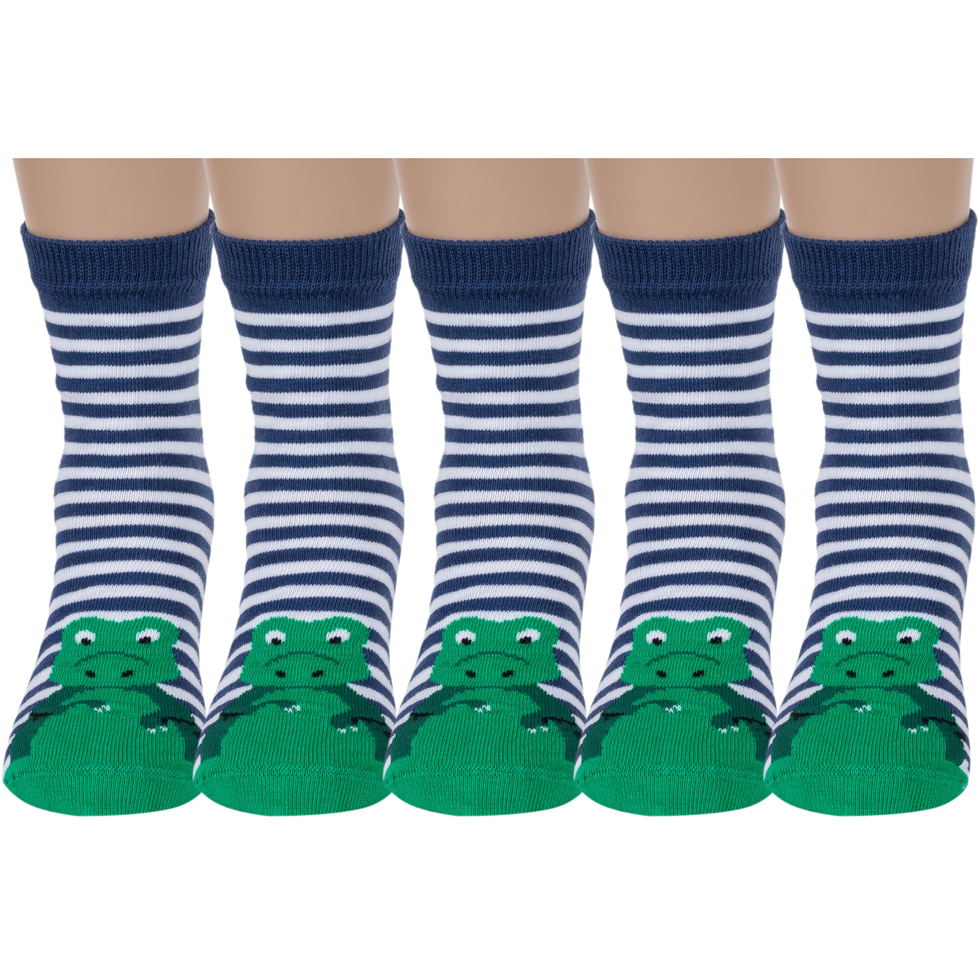 

Носки для мальчиков Rusocks 5-ДТ-95/1 цв. синий; белый; зеленый р. 18, 5-ДТ-95/1
