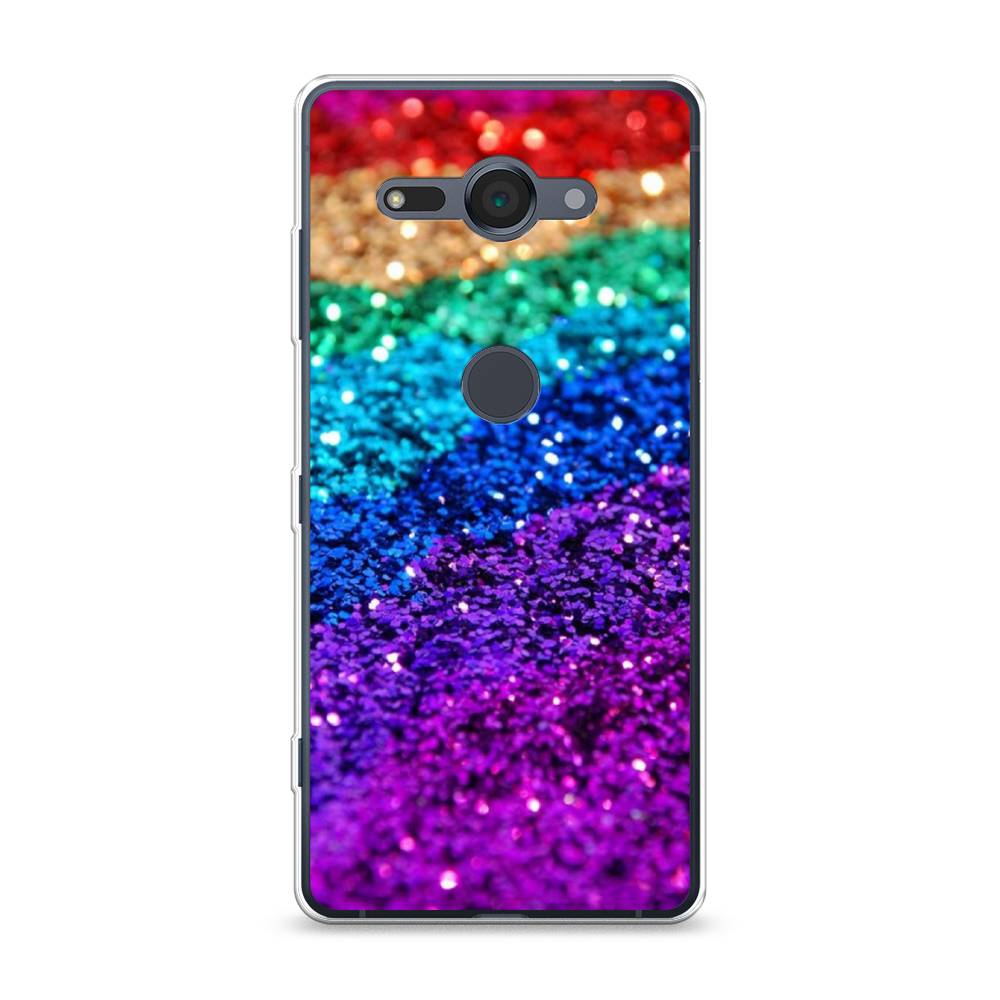 

Чехол Awog на Sony Xperia XZ2 Compact "Блестящая радуга рисунок", 52950-3